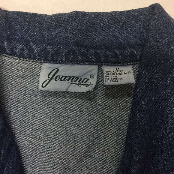 Vintage 1980's Joanna Denim Blazer Jacket … - Picture 5 of 9